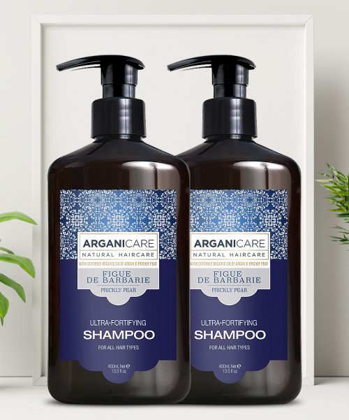 ARGANICARE Prickly Pear & Argan Oil Prickly Pear Shampoo 400ml*2