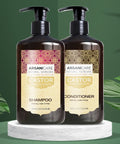 ARGANICARE Castor & Argan Oil Hair Strengthening Shampoo 400ml + Hair Conditioner 400ml
