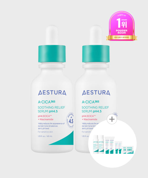 AESTURA ACICA 365 Trace Calming Serum pH 4.5 40ml 2pcs