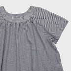 CHIQUITA 6th_Summer check rom blouse black 232304CBK (domestic production)