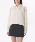 MUSINSA STANDARD WOMAN MUSINSA STANDARD WOMAN Women's Relaxed Linen Like Shirt Ecru