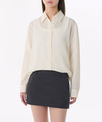 MUSINSA STANDARD WOMAN MUSINSA STANDARD WOMAN Women's Relaxed Linen Like Shirt Ecru
