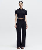 MUSINSA STANDARD WOMAN MUSINSA STANDARD WOMAN Slacks Semi-Balloon Black