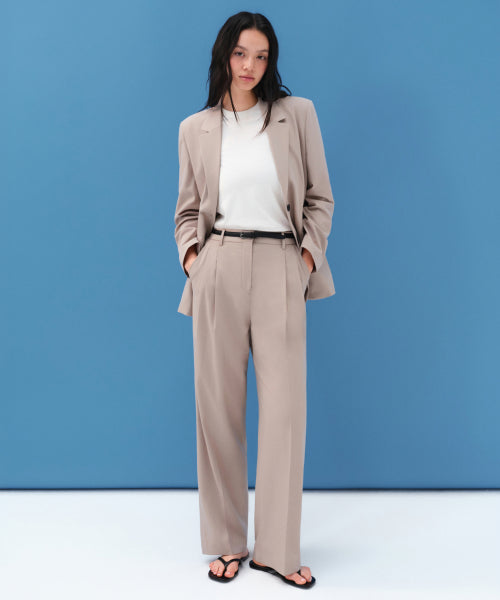MUSINSA STANDARD WOMAN MUSINSA STANDARD WOMAN Women's Slacks Light Beige