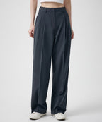 MUSINSA STANDARD WOMAN MUSINSA STANDARD WOMAN Slacks Semi-Balloon Iron Gray