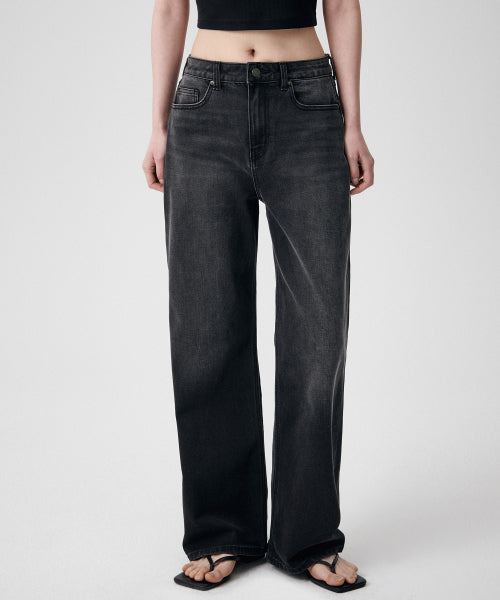 MUSINSA STANDARD WOMAN MUSINSA STANDARD WOMAN Women’s Denim Pants (Washed Black)