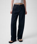 MUSINSA STANDARD WOMAN MUSINSA STANDARD WOMAN Denim Wide Pants Deep Indigo