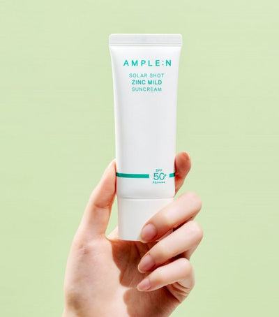 AMPLEN Solar Shot Zinc Mild Calming Sun Cream 40ml SPF50