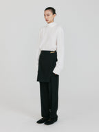 EENK ZEDIA Scarf Layered Pants - Black