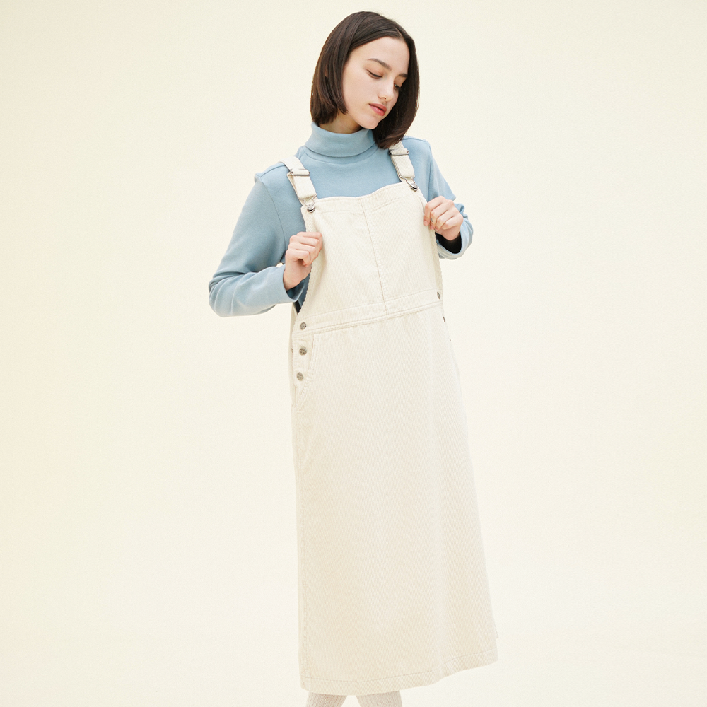 CHIQUITA CHIQUITA Overall Skirt Cream