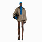 YCH CASHMERE BLENDED TWEED JACKET BROWN (W24OT0162BR)