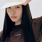 OUTDOOR VOICES Technol-OV OV STRETCH LOGO TEE (BROWN)