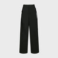 YCH SIDE BELTED LONG-LEG PANTS BLACK (W24PT5031BK)