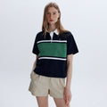 CLOVE [26SM clove] Logo Colorblock Polo Shirt (Navy)