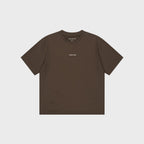 OUTDOOR VOICES Technol-OV OV STRETCH LOGO TEE (BROWN)