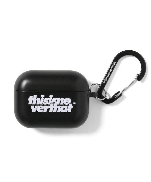 THISISNEVERTHAT THISISNEVERTHAT OL-Logo AirPods Pro Case Black