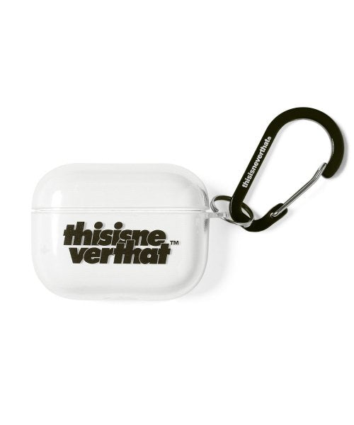 THISISNEVERTHAT THISISNEVERTHAT OL-Logo AirPods Pro 1 Case Clear