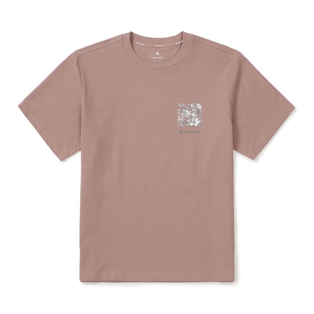 SNOWPEAK APPAREL Sorona Tropical Short Sleeve T-Shirt Deep Pink (S26MUFTS70)