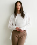 MUSINSA STANDARD WOMAN MUSINSA STANDARD WOMAN Cotton Nylon Oversized Shirt (White)