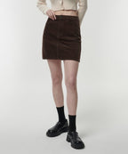 MUSINSA STANDARD WOMAN MUSINSA STANDARD WOMAN Women's Corduroy Mini Skirt (Brown)
