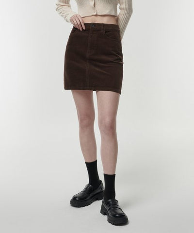 MUSINSA STANDARD WOMAN Women's Corduroy Mini Skirt (Brown)
