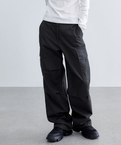 MUSINSA STANDARD WOMAN Women's Wide Cargo Pants Dark Gray