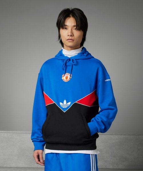 ADIDAS ADIDAS Hoodie Black:Blue