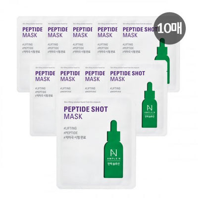 AMPLEN Peptide Shot Elasticity Mask Pack 10 Sheets