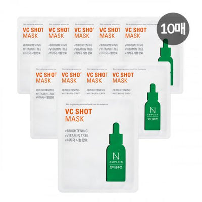 AMPLEN VC Shot Radiance Mask Pack (10 sheets)