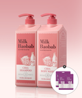 MILKBAOBAB [7 types of scents] Cera shampoo 1200ml + body wash 1200ml (dual pouch provided)