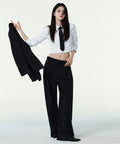 MUSINSA STANDARD WOMAN MUSINSA STANDARD WOMAN Women's Slim Fit Crop Shirt (White)