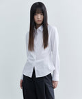 MUSINSA STANDARD WOMAN MUSINSA STANDARD WOMAN Slim Fit Shirt (White)