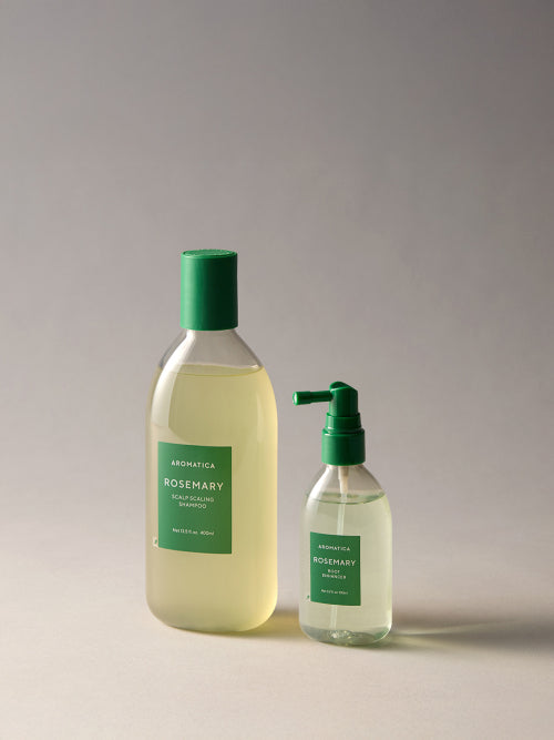 AROMATICA (Hair loss functionality) Rosemary scalp scaling shampoo 400ML & tonic 100ML set