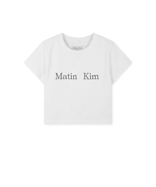 MATIN KIM MATIN KIM T-Shirt Crop Top
