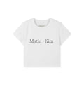 MATIN KIM MATIN KIM T-Shirt Crop Top