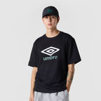 UMBRO Essential Big Logo Short Sleeve T-Shirt Black UR123CRS18