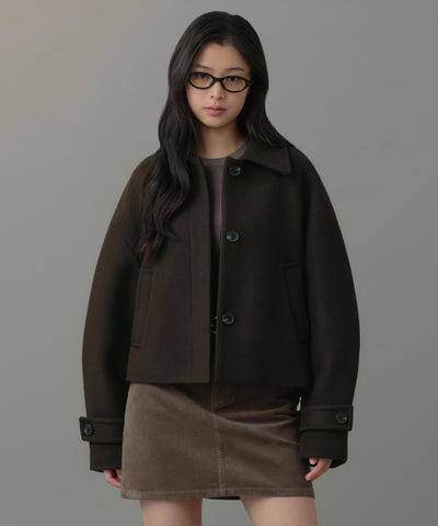 MUSINSA STANDARD WOMAN Women's Coat Dark Brown