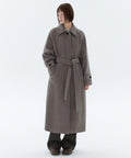 MUSINSA STANDARD WOMAN MUSINSA STANDARD WOMAN Coat Women's Cashmere Blend Balmacan Robe [Taupe]