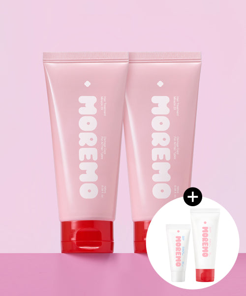 MOREMO Hair Treatment Miracle 2x 180ml Duo Set + (Free) Recovery Balm 20ml + Super Repair Shampoo 60ml