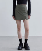 MUSINSA STANDARD WOMAN MUSINSA STANDARD WOMAN Women's Slit Mini Skirt Light Khaki