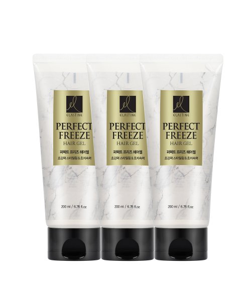 ELASTINE Perfect Freeze Hair Gel Tube 200ml x 3