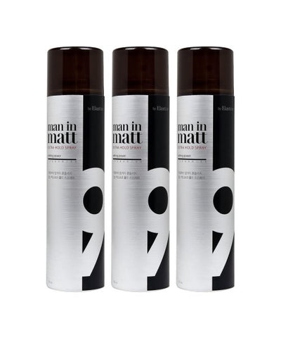 Men in Matt Extra Hold Spray 200ml x 3