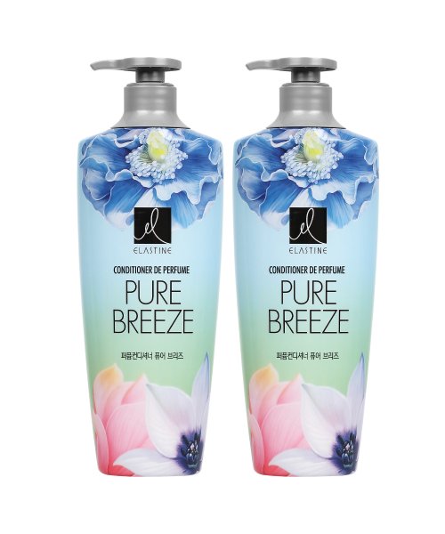ELASTINE Perfume Purebreeze Conditioner 600ml x 2