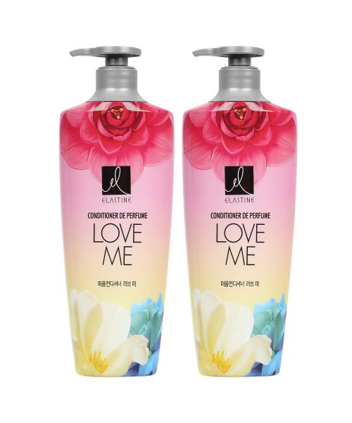 ELASTINE Perfume Love Me Conditioner 600ml x 2
