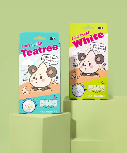 HATHERINE HATHERINE Pore Clear Nose Pack 8 Sheets (Tea Tree)