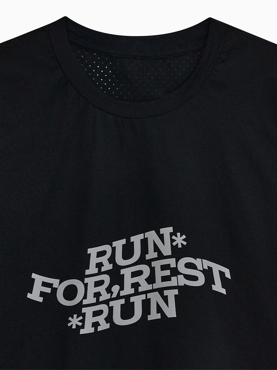 MENASOO VENODE Run For Rest Run Active Tshirts_Black (Basic Fit)