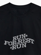 MENASOO VENODE Run For Rest Run Active Tshirts_Black (Basic Fit)