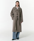 MUSINSA STANDARD WOMAN MUSINSA STANDARD WOMAN Cashmere Blend Trench Coat [Taupe]