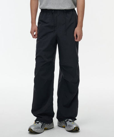 MUSINSA STANDARD Nylon Parachute Pants Black