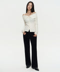 MUSINSA STANDARD WOMAN MUSINSA STANDARD WOMAN Women's Straight Corduroy Pants [Black]